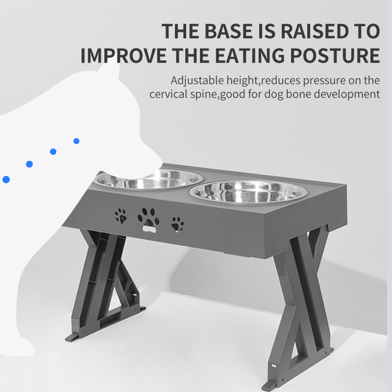 Elevated Dog Bowls 3 Adjustabl - đánh giá và giá Royal Canin Food Medium