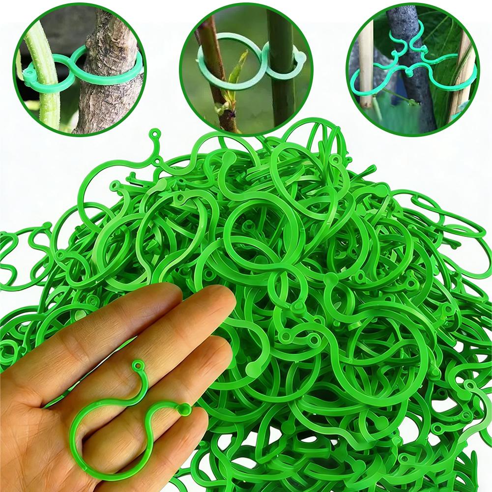 100 Pcs Plant Support Clips He - đánh giá và giá Vine Climbing Plastic