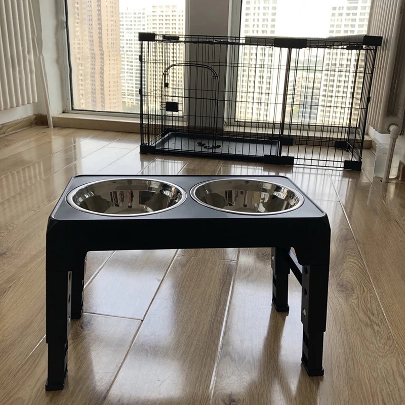 Adjustable Elevated Dog Feeder - đánh giá và giá Royal Canin Food Medium